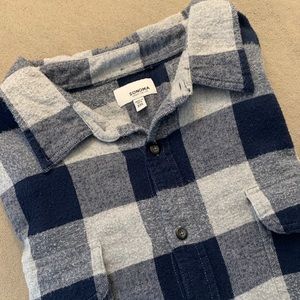 Checkered Flannel XXL Blue & Gray